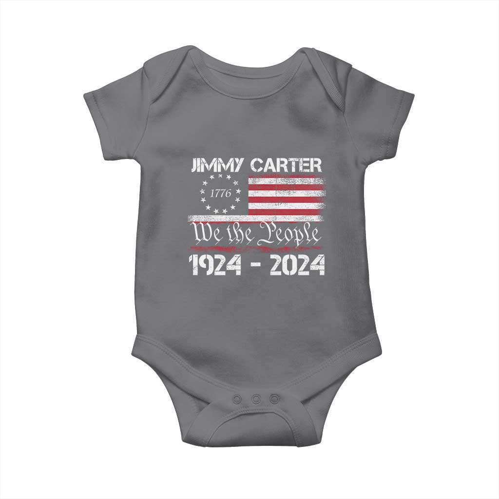 39th President Jimmy Carter Baby Onesie USA Legacy We The People Betsy Ross Flag