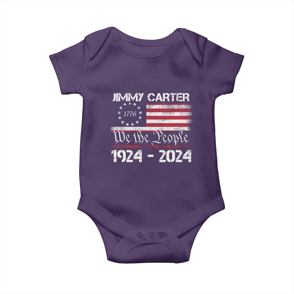 39th President Jimmy Carter Baby Onesie USA Legacy We The People Betsy Ross Flag
