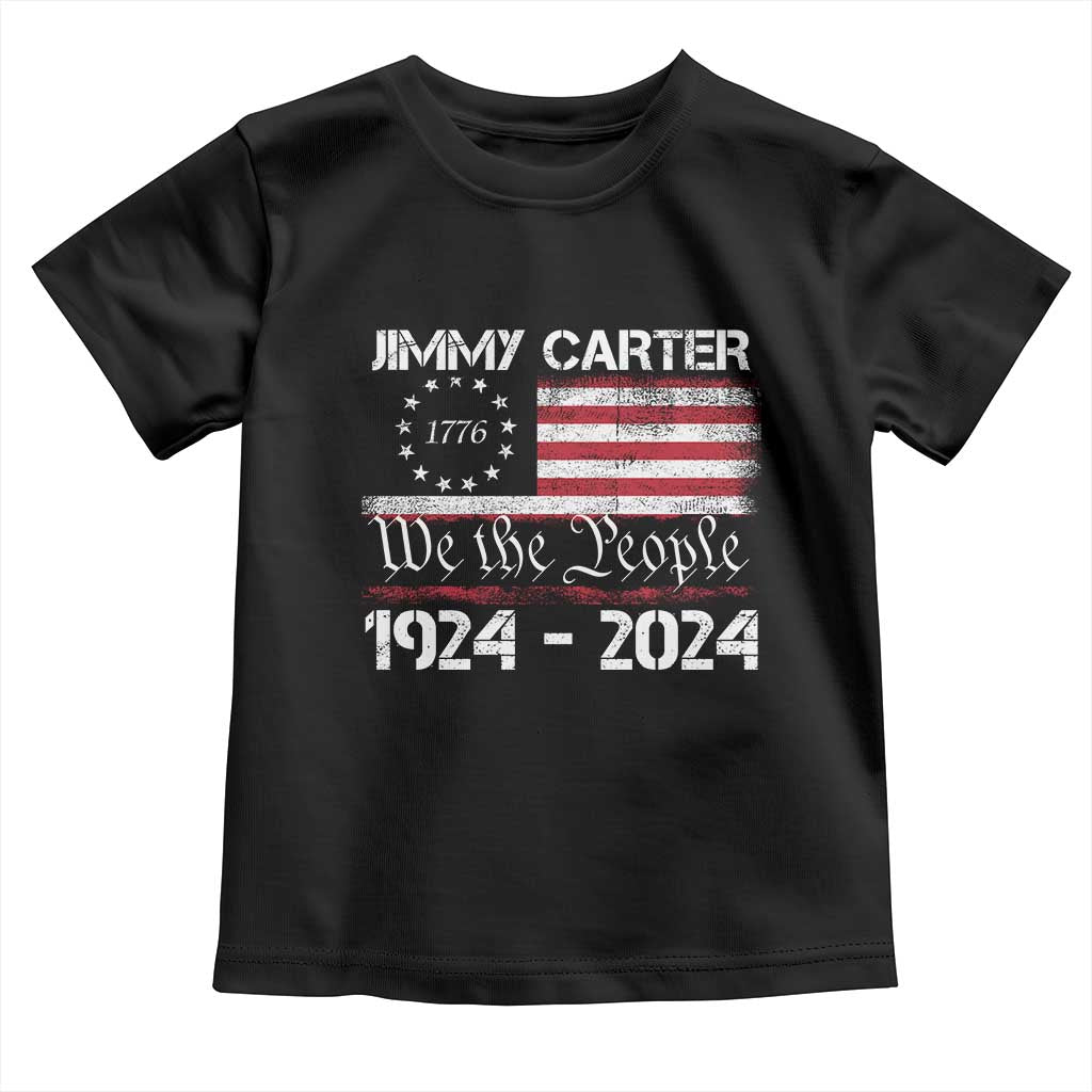 39th President Jimmy Carter Toddler T Shirt USA Legacy We The People Betsy Ross Flag