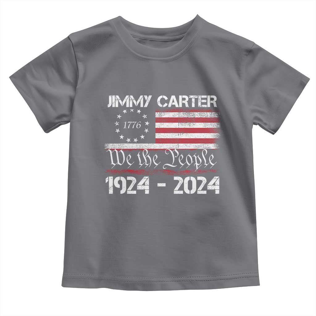 39th President Jimmy Carter Toddler T Shirt USA Legacy We The People Betsy Ross Flag