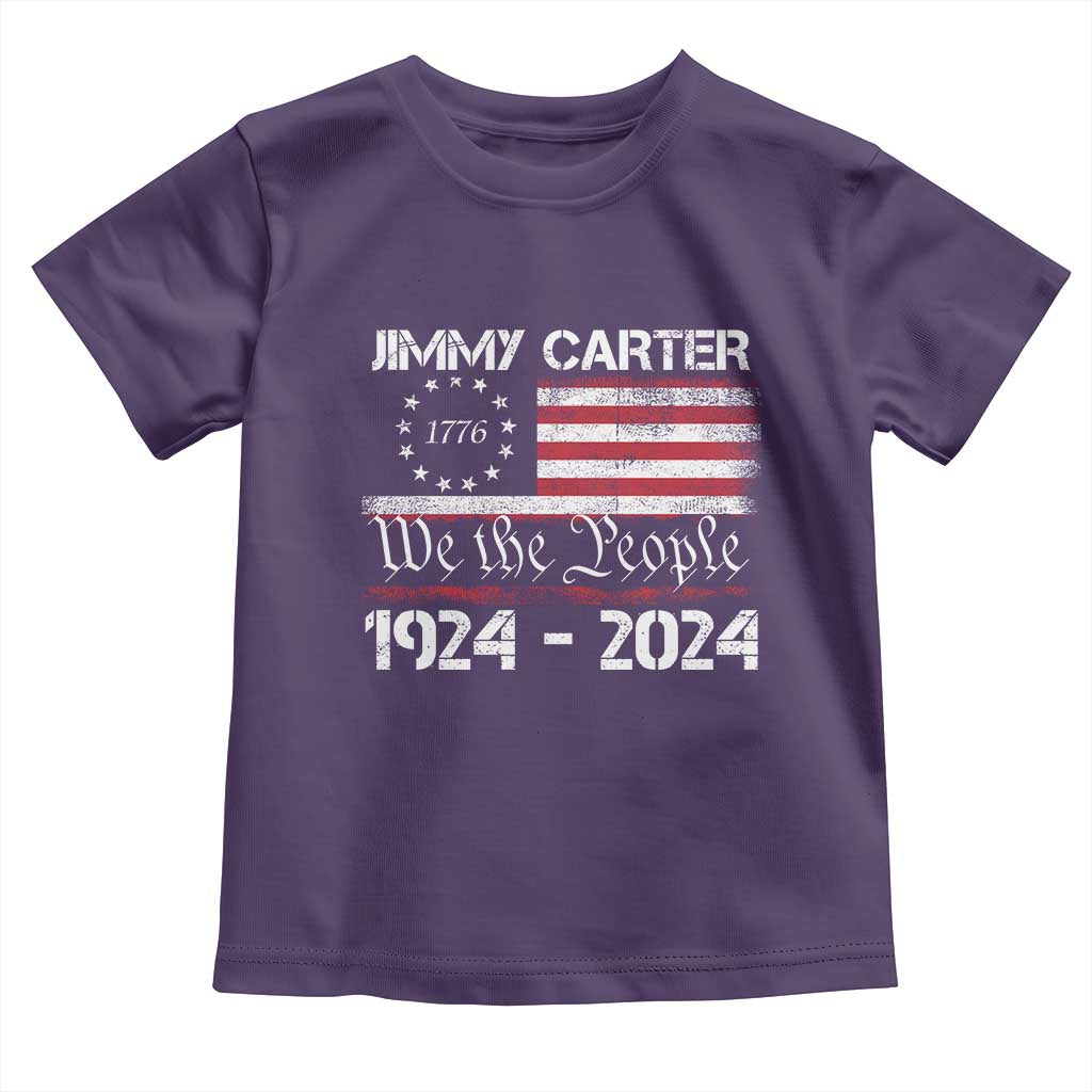 39th President Jimmy Carter Toddler T Shirt USA Legacy We The People Betsy Ross Flag