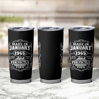 Retro Classic Made In January 1965 Tumbler Cup Aged Perfectly Original Parts Vintage Birthday Men