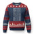 2nd Amendment American Flag Ugly Christmas Sweater Patriotic Right to Bear Arms USA Patriot - Wonder Print Shop