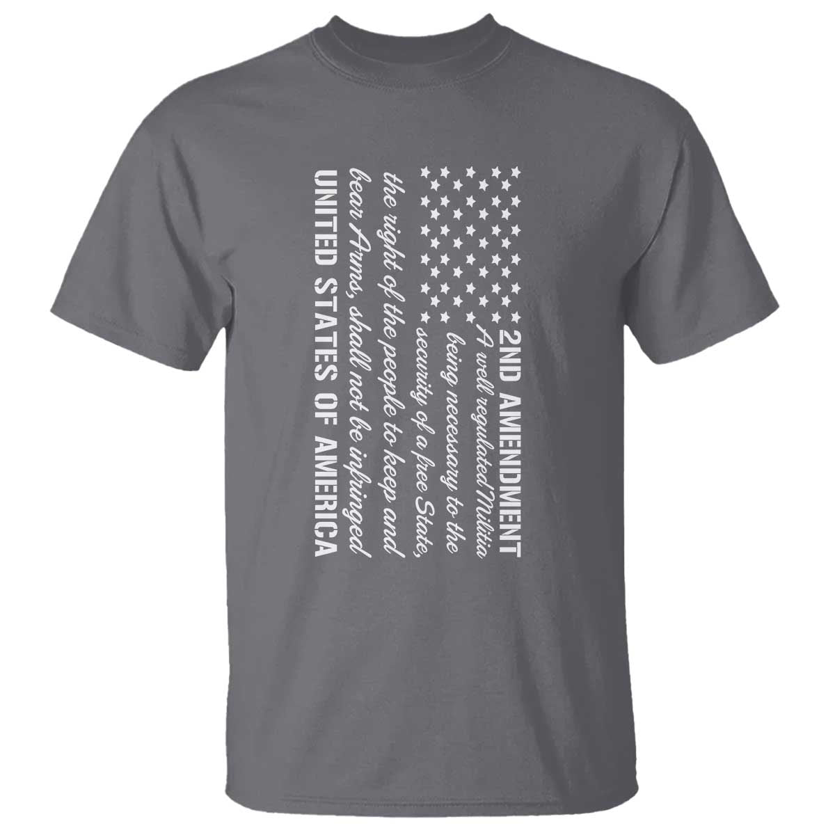 2nd Amendment American Flag T Shirt Patriotic Right to Bear Arms USA Patriot