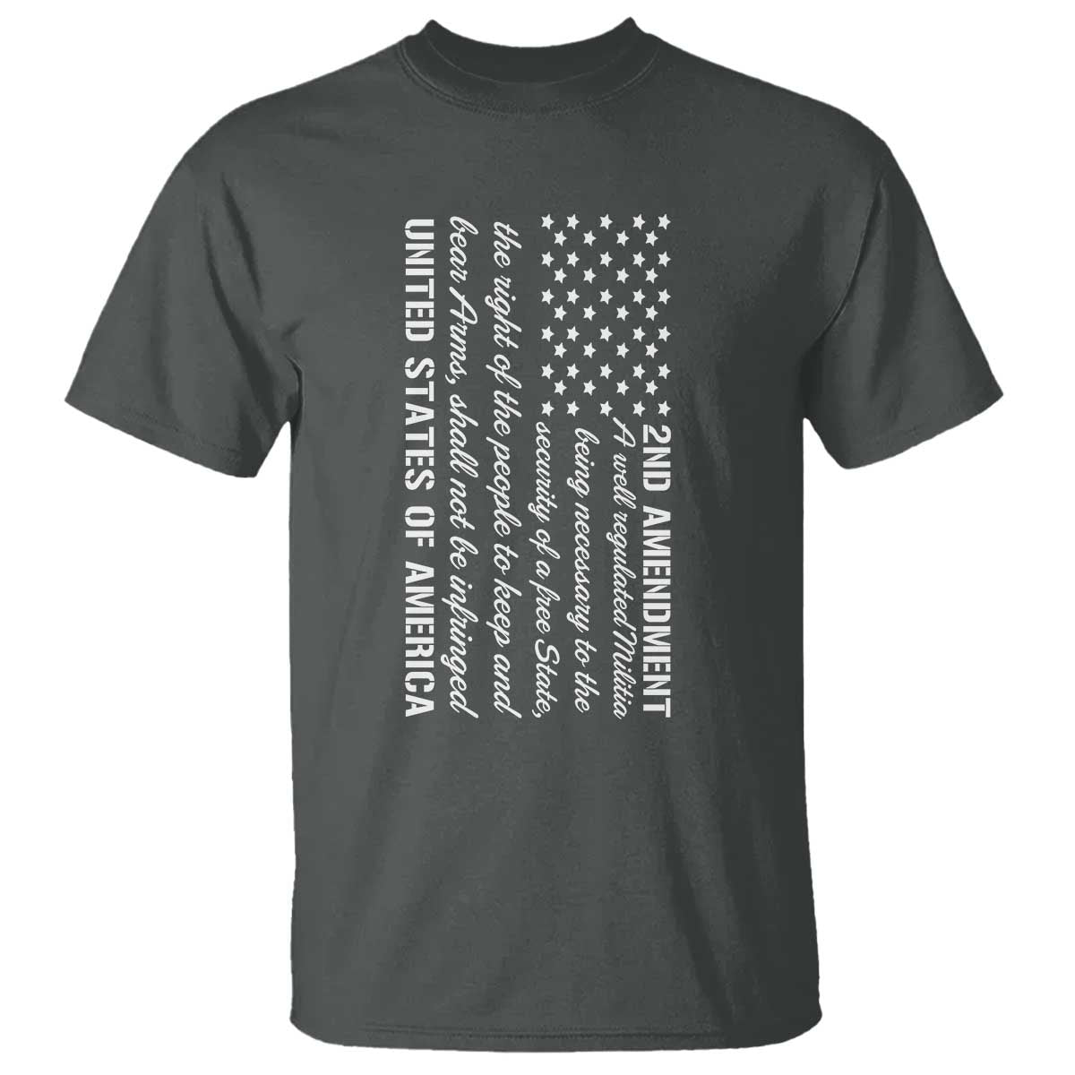 2nd Amendment American Flag T Shirt Patriotic Right to Bear Arms USA Patriot