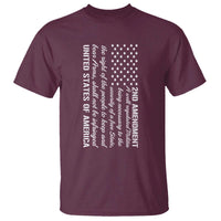 2nd Amendment American Flag T Shirt Patriotic Right to Bear Arms USA Patriot