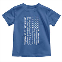 2nd Amendment American Flag Toddler T Shirt Patriotic Right to Bear Arms USA Patriot