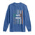 Irish Pride Long Sleeve Shirt American Flag Celtic Cross St Patricks Day