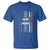 Irish Pride T Shirt American Flag Celtic Cross St Patricks Day