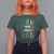 Irish Pride T Shirt For Women American Flag Celtic Cross St Patricks Day