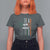 Irish Pride T Shirt For Women American Flag Celtic Cross St Patricks Day