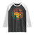 Built By Black History Raglan Shirt African American Pride Raised Fist