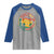 Built By Black History Raglan Shirt African American Pride Raised Fist