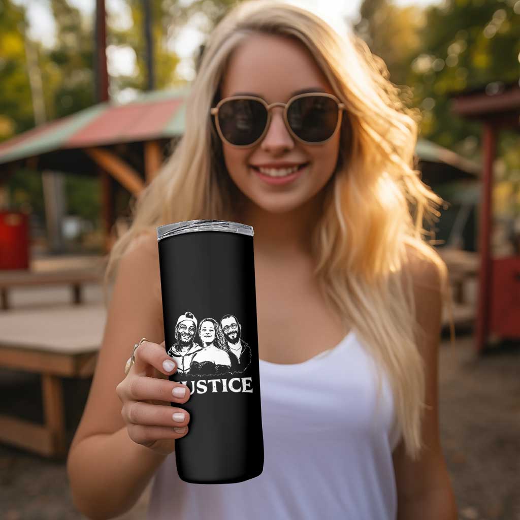 Justice for Porter Pretti Good Memorial Skinny Tumbler Rest in Power Tribute Minnesota Protest