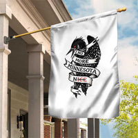 No More Minnesota Nice Loon Resistance Garden Flag Ice Out Rebellion