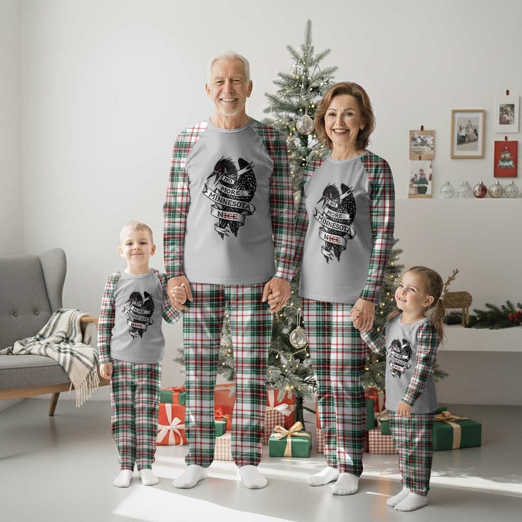 No More Minnesota Nice Loon Resistance Plaid Pajama Set Ice Out Rebellion