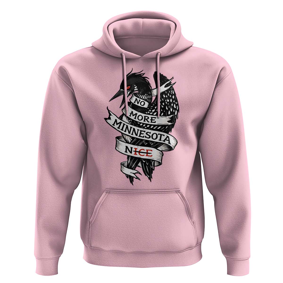 No More Minnesota Nice Loon Resistance Hoodie Ice Out Rebellion
