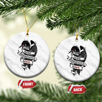 No More Minnesota Nice Loon Resistance Ceramic Ornament Ice Out Rebellion
