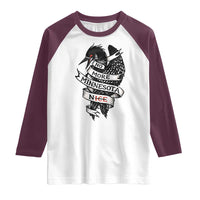 No More Minnesota Nice Loon Resistance Raglan Shirt Ice Out Rebellion
