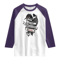 No More Minnesota Nice Loon Resistance Raglan Shirt Ice Out Rebellion