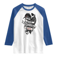 No More Minnesota Nice Loon Resistance Raglan Shirt Ice Out Rebellion