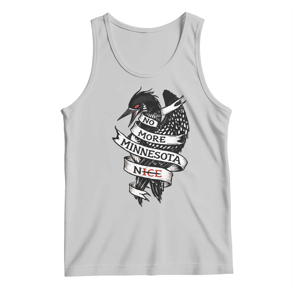 No More Minnesota Nice Loon Resistance Tank Top Ice Out Rebellion