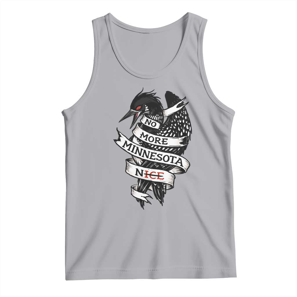 No More Minnesota Nice Loon Resistance Tank Top Ice Out Rebellion