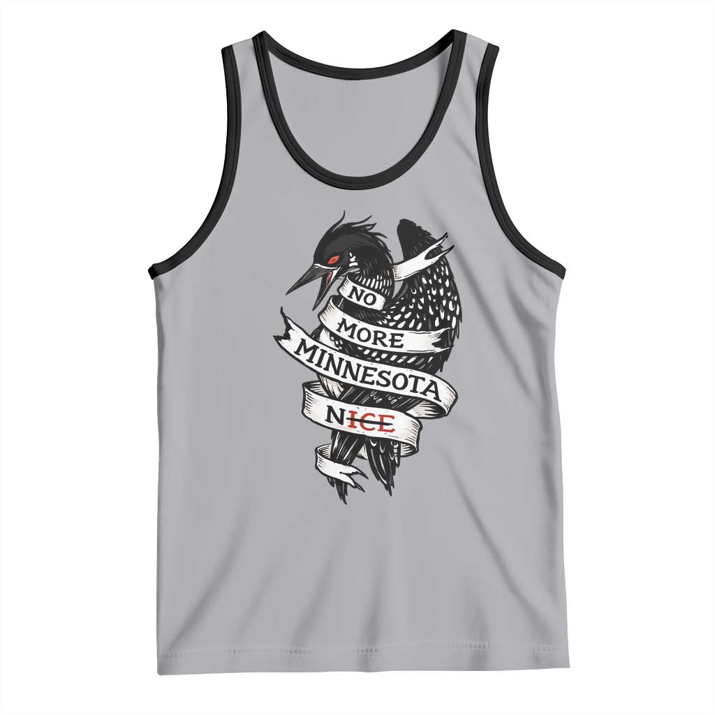 No More Minnesota Nice Loon Resistance Tank Top Ice Out Rebellion