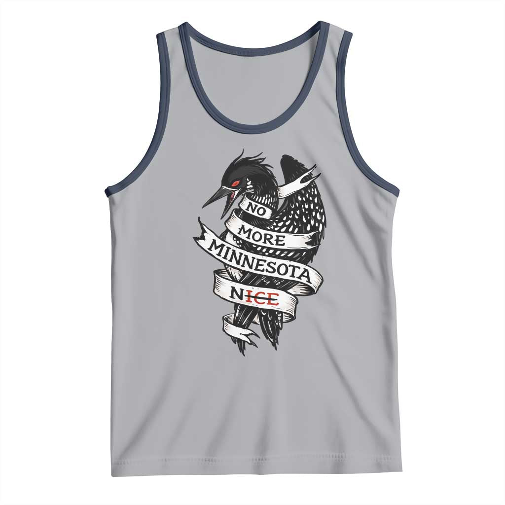 No More Minnesota Nice Loon Resistance Tank Top Ice Out Rebellion