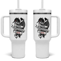 No More Minnesota Nice Loon Resistance Tumbler With Handle Ice Out Rebellion