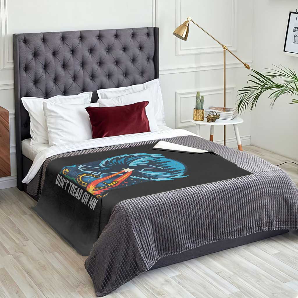 Don’t Tread on MN Minnesota Throw Blanket Rebel Loon Ice Out Resistance