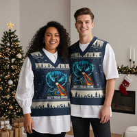 Don’t Tread on MN Minnesota V-Neck Knit Sweater Vest Rebel Loon Ice Out Resistance