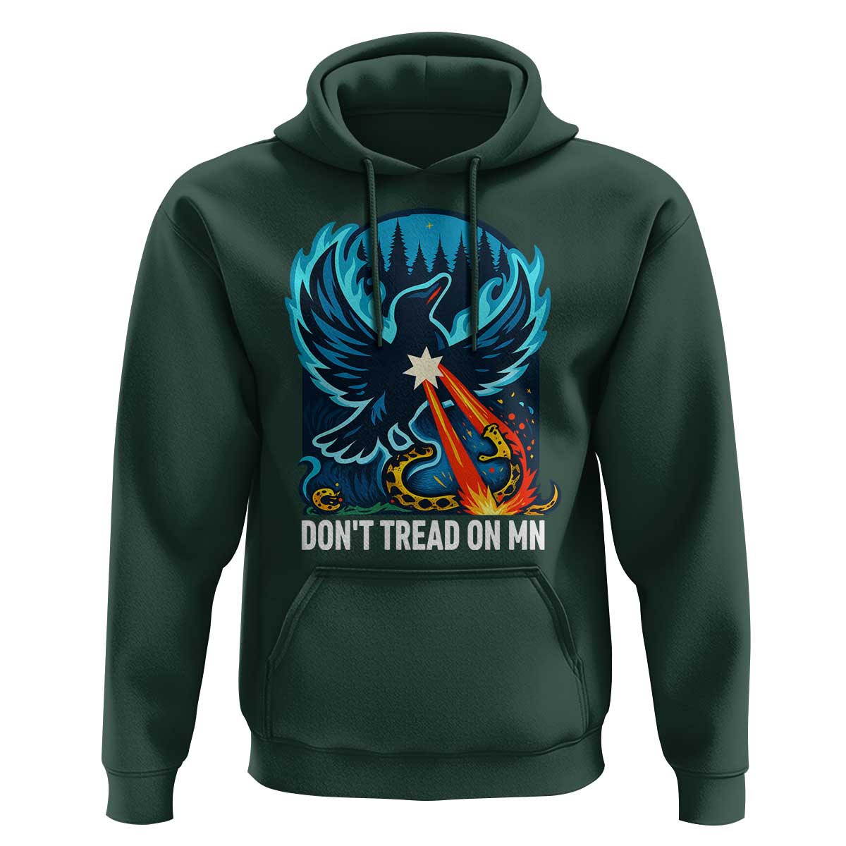 Don’t Tread on MN Minnesota Hoodie Rebel Loon Ice Out Resistance