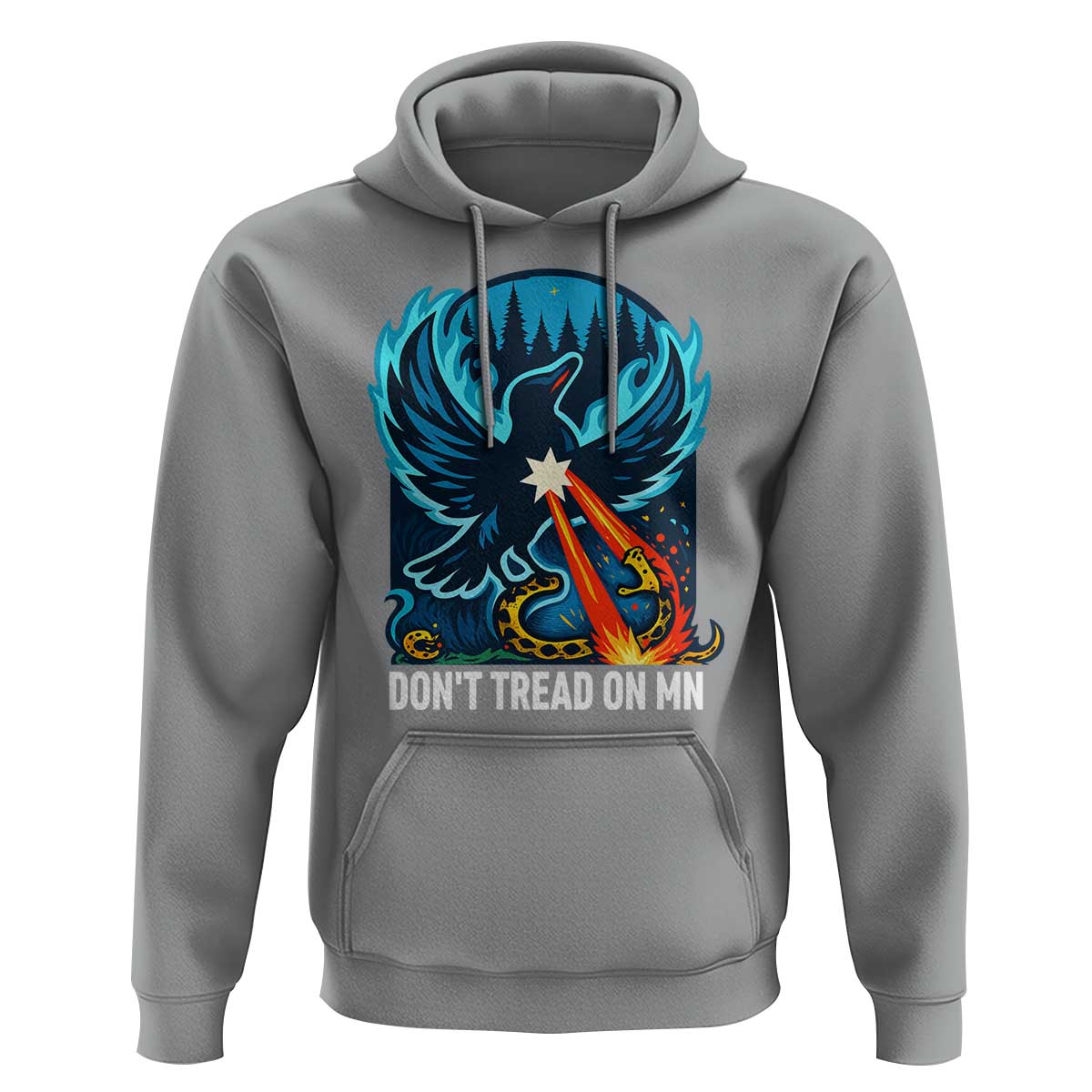 Don’t Tread on MN Minnesota Hoodie Rebel Loon Ice Out Resistance