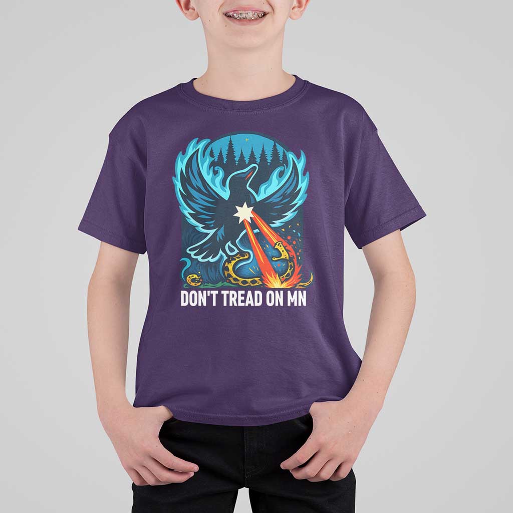 Don’t Tread on MN Minnesota T Shirt For Kid Rebel Loon Ice Out Resistance