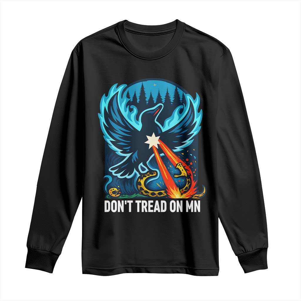 Don’t Tread on MN Minnesota Long Sleeve Shirt Rebel Loon Ice Out Resistance