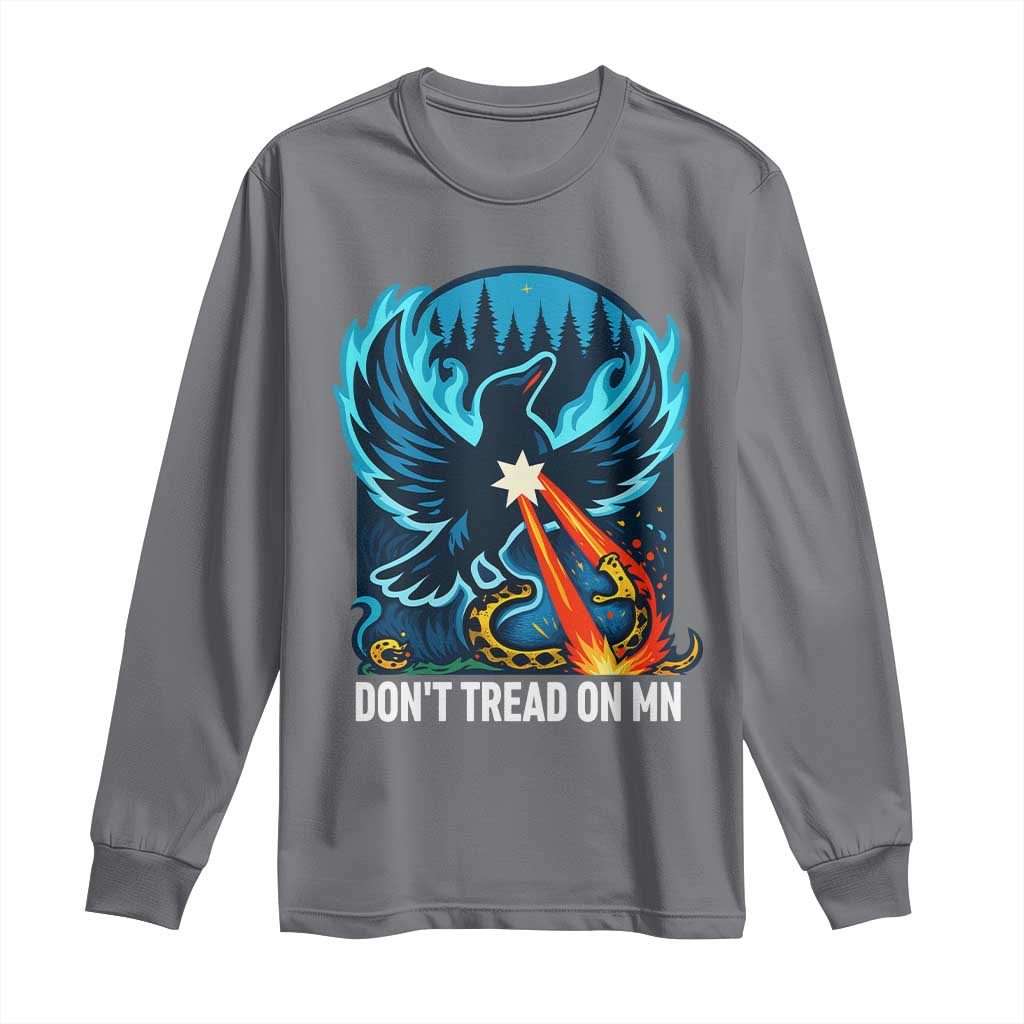 Don’t Tread on MN Minnesota Long Sleeve Shirt Rebel Loon Ice Out Resistance