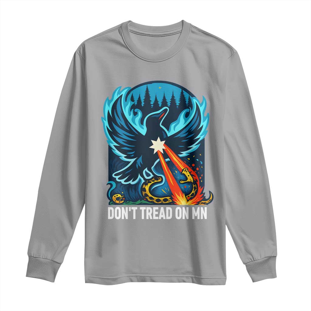Don’t Tread on MN Minnesota Long Sleeve Shirt Rebel Loon Ice Out Resistance