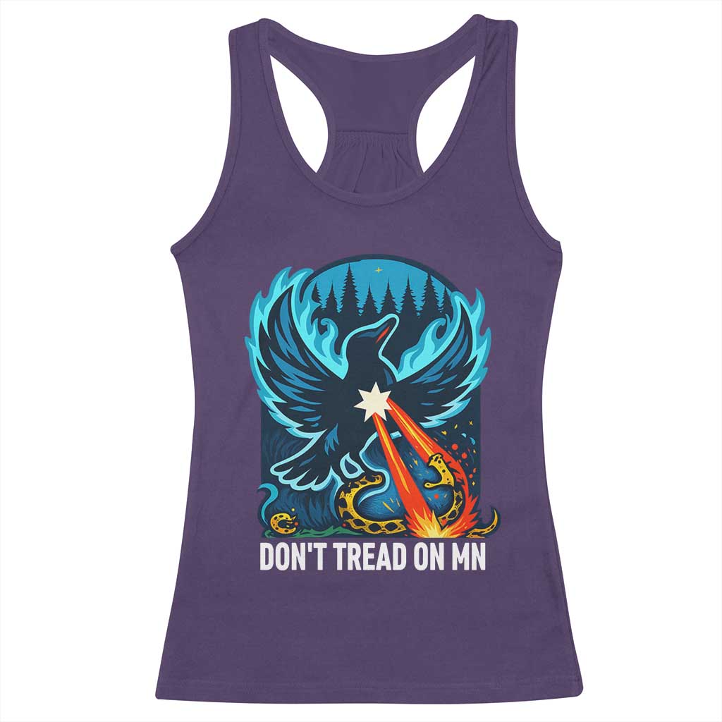 Don’t Tread on MN Minnesota Racerback Tank Top Rebel Loon Ice Out Resistance
