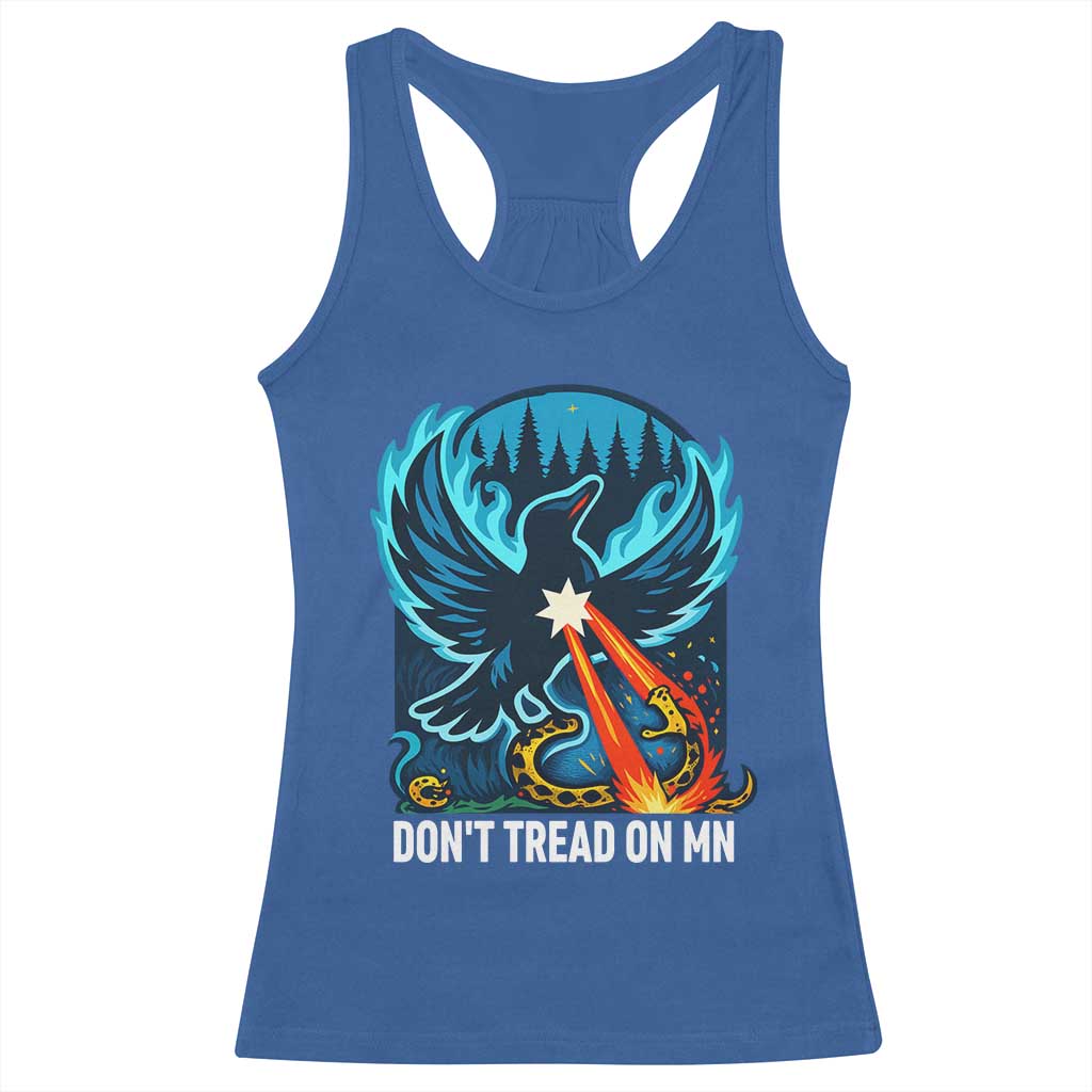 Don’t Tread on MN Minnesota Racerback Tank Top Rebel Loon Ice Out Resistance