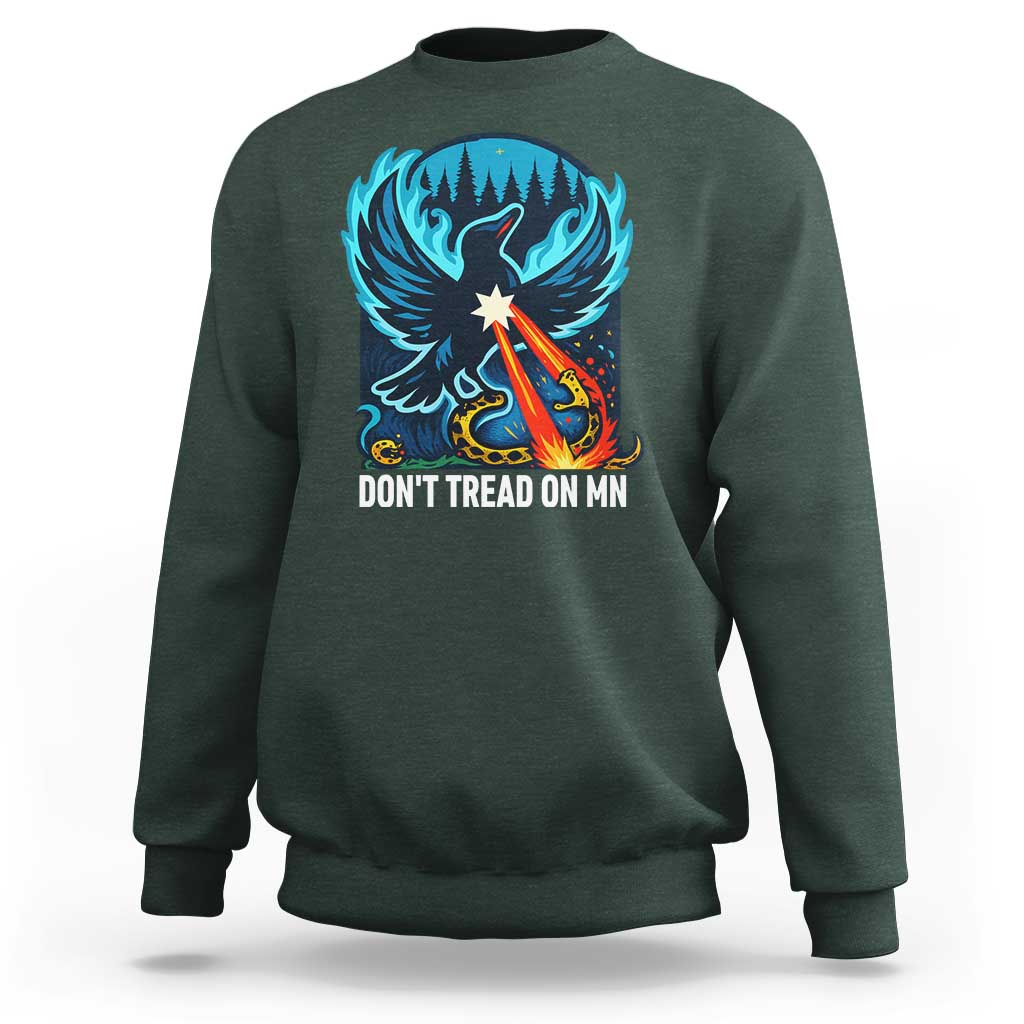 Don’t Tread on MN Minnesota Sweatshirt Rebel Loon Ice Out Resistance