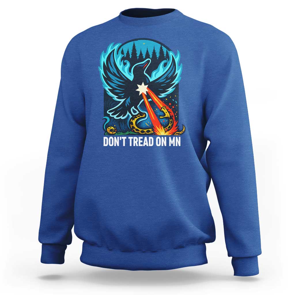 Don’t Tread on MN Minnesota Sweatshirt Rebel Loon Ice Out Resistance