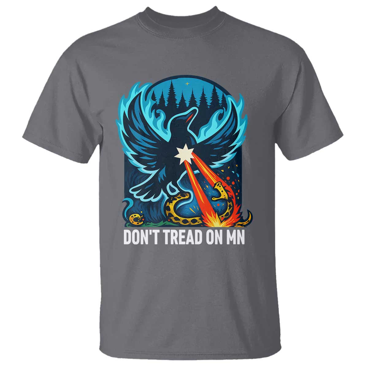 Don’t Tread on MN Minnesota T Shirt Rebel Loon Ice Out Resistance