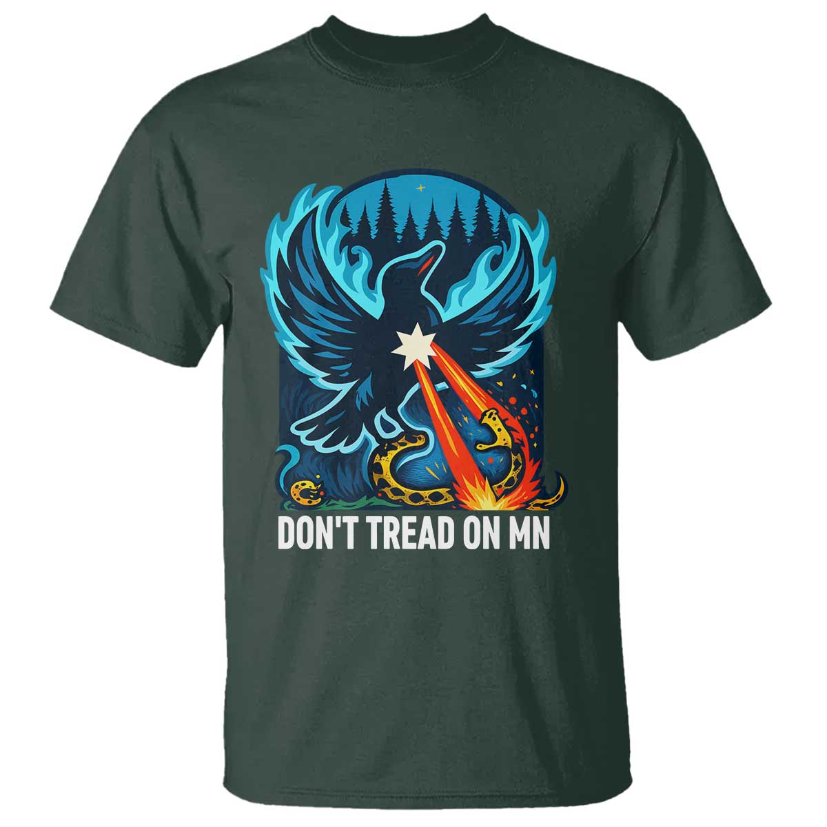 Don’t Tread on MN Minnesota T Shirt Rebel Loon Ice Out Resistance
