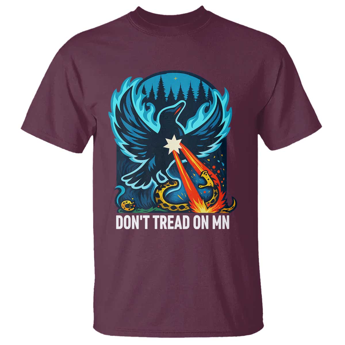 Don’t Tread on MN Minnesota T Shirt Rebel Loon Ice Out Resistance
