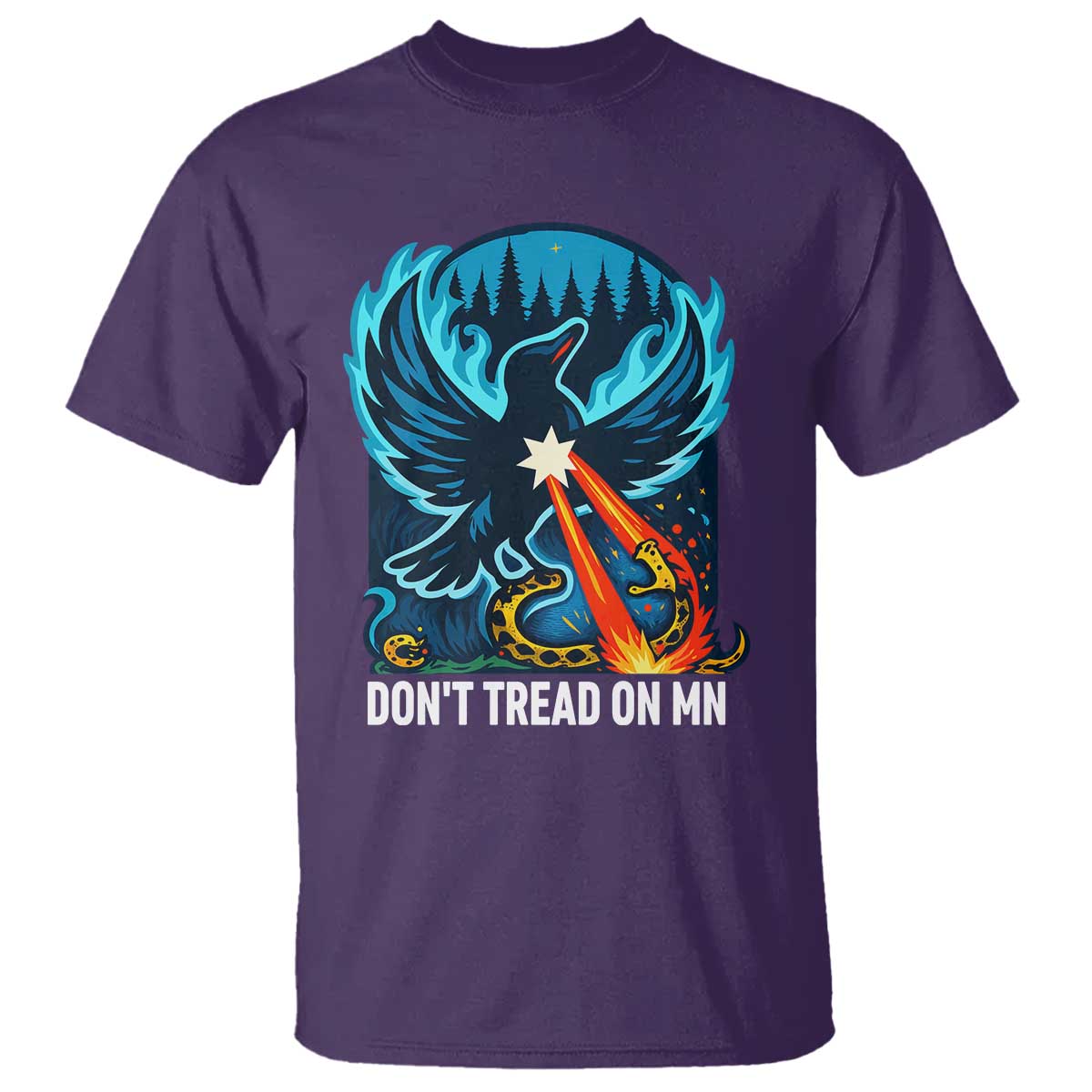Don’t Tread on MN Minnesota T Shirt Rebel Loon Ice Out Resistance