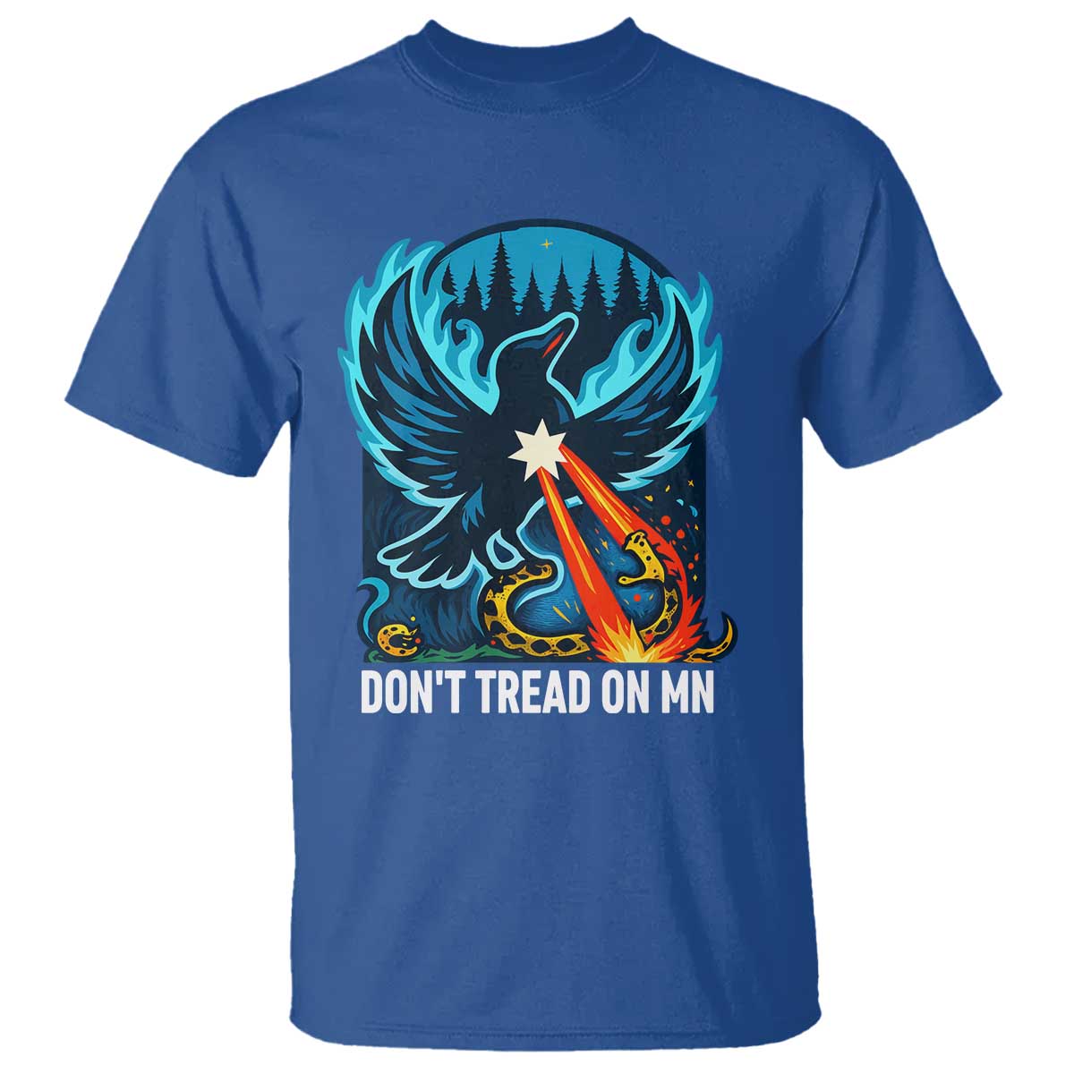 Don’t Tread on MN Minnesota T Shirt Rebel Loon Ice Out Resistance