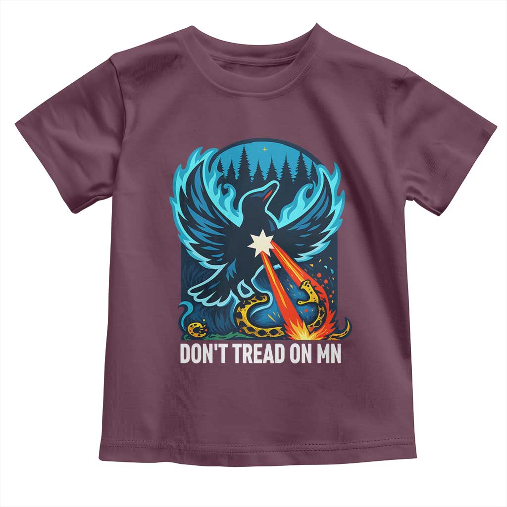 Don’t Tread on MN Minnesota Toddler T Shirt Rebel Loon Ice Out Resistance
