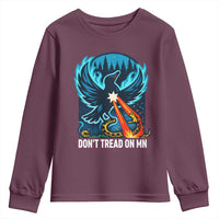 Don’t Tread on MN Minnesota Youth Sweatshirt Rebel Loon Ice Out Resistance