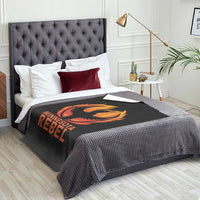 Minnesota Rebel Loon Throw Blanket Rising From Fire Political Resistance